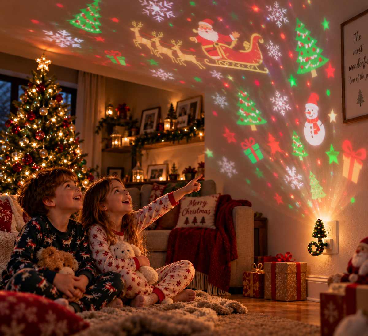 Magical Christmas Projection Lamp