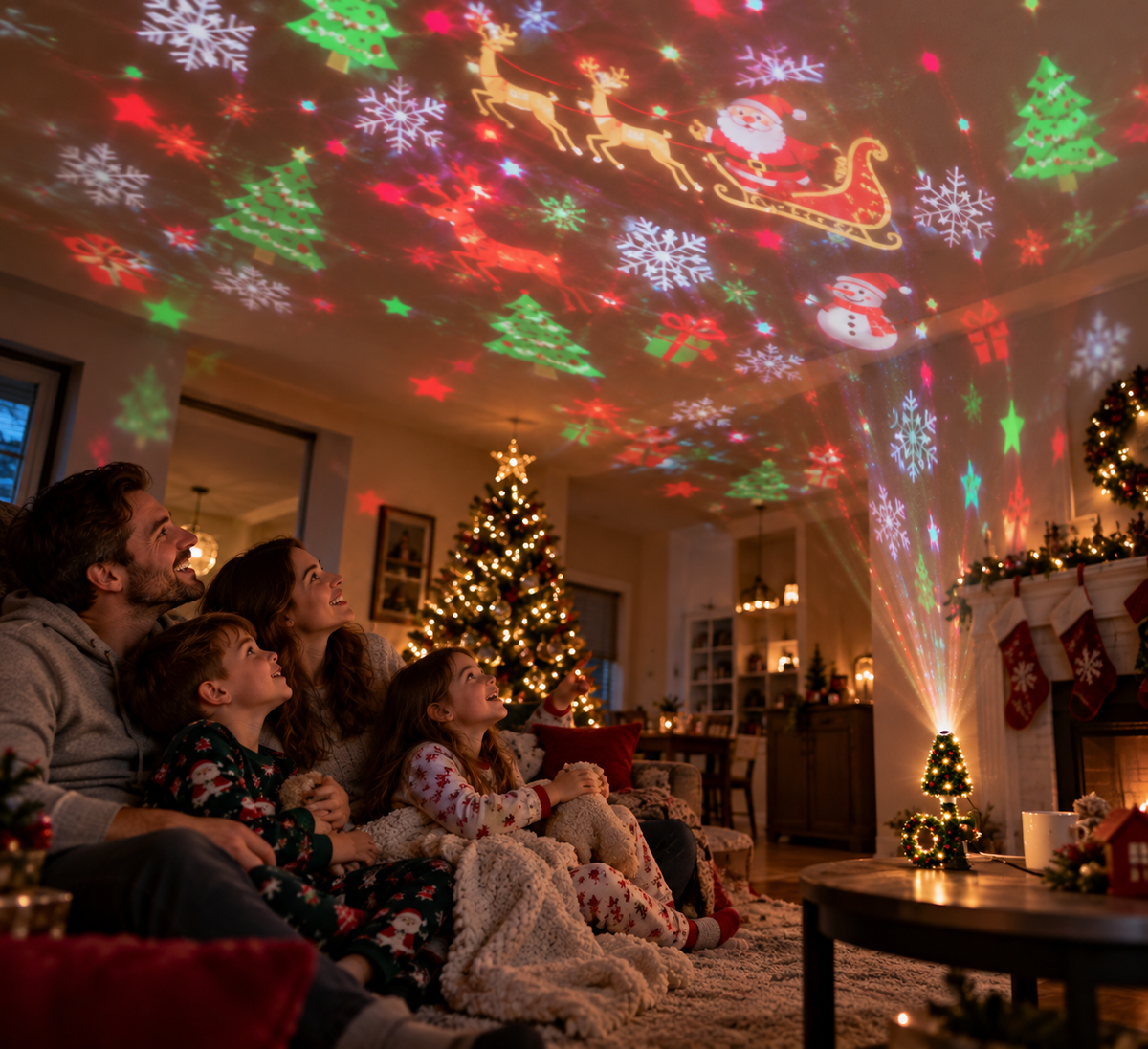 Magical Christmas Projection Lamp